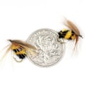 Miniatyrbilde 3 av 5: 10 stk/pakke Insekt Bie Lokke Fiske Tørr/våt Bie Swimbaits Båt Overflate Lokker 10