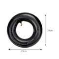 Miniatyrbillede 3 af 5: 2,80/2,50-4 2,80-4 2,50-4 dæk indvendig slange Oppustelig erstatningsgummi TR87 bøjet stilk plæneklipper