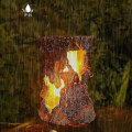Miniatyrbillede 3 af 5: Solar Lights Udendørs Vandtæt flimrende Flamme Solar Stump Lights Solar Lanterne Patio Lights