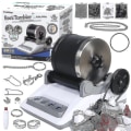 Miniatyrbillede 3 af 5: Willkey Professional Rock Tumbler Kit Rock Polermaskine til børn og voksne Elektronisk rock tumbler kit med polermaskine, polerkorn og rulle