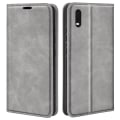 Pikkukuva 1 / 5: Samsung Galaxy Xcover Pro PU-nahkaiselle TPU- case jalustalle, magneettinen ihokosketus, käännettävä lompakkopuhelimen cover Grey