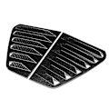 Miniatyrbilde 4 av 5: Racing Style Bil Bakre sidevinduslameller for Golf 7 R 7 7.5 2013-2020 - Lufteventil Scoop Blinds