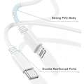 Pikkukuva 4 / 5: Usb C - Lightning -kaapeli 2 m, 2 kpl iPhone-latauskaapeli 2 m Apple Usb C -laturille