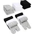 Pikkukuva 1 / 5: 6 Paria Unisex Tabi Flip Flop -sukkia Geta -sukkia Puuvillaiset Jaotut Varpaat Tabi -sukat