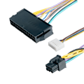 Miniatyrbillede 3 af 5: 24-pin hun til 6-pin han PCIe strømforsyningsledning til 8100 8200