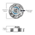 Miniatyrbillede 2 af 5: 3 stk. Elektrisk Skraber Hoveder til Rotations Skrabere