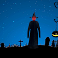 Pikkukuva 4 / 5: Valaistut noidat Halloween-koristeet LED-valoilla Piha Puutarha 1 Noidan-väri1 Noita
