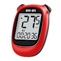 Miniatyrbillede 2 af 3: M3 Mini GPS Cykelcomputer, Trådløs Cykelkilometertæller og Speedometer (Rød)