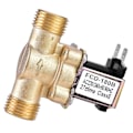 Miniatyrbillede 1 af 5: 1/2\" AC 220V Normalt Lukket Messing Elektrisk Magnetventil til Vandkontrol Nem