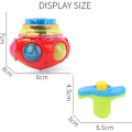 Miniatyrbilde 4 av 5: 3-pak Lysende Blinkende Spinn Topper for Barn - Magisk Blinkende Musikk Gyro Spinn Topp Gyroskop Morsomme UFO LED Lysende Leke