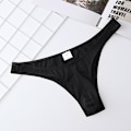 Pikkukuva 2 / 2: 4-pack miesten stringit. L. Musta
