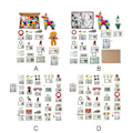 Miniatyrbillede 2 af 5: 2024 Elf Props Kit 24 Dage Jule-Elf Aktiviteter Elf Nedtælling Gave Børn