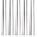 Miniatyrbillede 1 af 5: Chopsticks Rustfri Stål Chopsticks, 10 Par Metal Flade Chopsticks, Premium