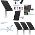 Miniatyrbillede 1 af 3: Solcelleoplader til Arlo Ultra/Ultra 2/Pro 3/Pro 4/Pro 3 Floodlight/Go 2 4wl Høj Kvalitet