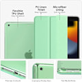 Miniatyrbild 4 av 5: Case for New iPad 9th/8th/7th Gen (2021/2020/2019), Soft TPU Transparent Frosted Back Protective Cover Slim Shell Protection