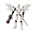 Miniatyrbild 1 av 4: Ny uppgradering T13 Action Figure, Titan 13 Action Figure, Robot Action Figure, 3D Printed Action White