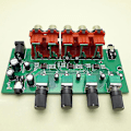 Miniatyrbillede 4 af 5: Multi-kilde Rca Mixer Stereo Audio Reverberator Audio Switch Switcher 4 Input 2 Output Driver Head