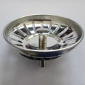 Miniatyrbillede 3 af 5: 2x Diameter 78mm Rustfri Stål Køkkenvask Si Prop Affaldsprop Vask Filter