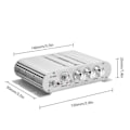 Miniatyrbillede 4 af 4: 12v 400 Watt Bil Audio Stereo Forstærker 2.1-kanals Hifi Højttaler Strømforstærker System