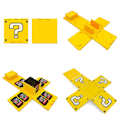 Miniatyrbild 5 av 5: Spelförvaringslåda för Nintendo Switch Spelkort 16 Kortplatser Kubfodral Vikbart Question Block
