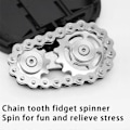 Miniatyrbild 4 av 5: Cykelkedja Kugghjul Fidget Spinner Metall Drev Högkvalitativt Gyro Rostfritt Stål Nyhet Leksak multicolor