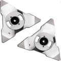2-pack ersättningsblad för Robomow robotgräsklippare RS TS MS RC TC MC modeller, rostfritt stål S2