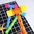 Miniatyrbillede 3 af 5: Læringshammer i blødt plastik til baby med pibe og kvidder
