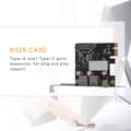 Pikkukuva 3 / 5: Usb 3.1 Type C Pcie -laajennuskortti Pci-e - 1 Type C ja 2 Type A 3.0 Usb -sovitin Pci Express Contr