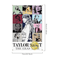 Pikkukuva 2 / 5: Laulaja Taylor Swift The Eras Tour -tapetti seinälle, taustakangas, kotikoriste, lahja Swiftie TS -faneille, musiikin ystäville