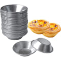 Miniatyrbild 1 av 5: Skapa läckra minidesserter med 24-pack molds - runda bakverk för små pajtarteletter, muffins och mer - återanvändbar och lätt att använda