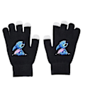 Miniatyrbild 2 av 2: Unisex Stitch Tecknad Helfingerhandskar Varma Vinter Tryckta Stickade Vantar E
