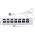 Pikkukuva 2 / 4: Nopea USB-keskitin 7 portilla ja sinisellä LED-merkkivalolla