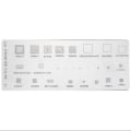 Miniatyrbilde 3 av 5: 4 stk. Universal Bga Stencil For Mtk Msm Ipad Cpu Ram Pm Power Ic Reball Pin Direkte Varme Mal