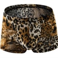 Pikkukuva 4 / 5: Seksikkäät miesten alushousut bokserit Homme käärmekuvio leopardikuvioiset pikkuhousut hengittävät U Convex -pussialushousut Cueca Calzoncillo M-xxl goldtiger XXL