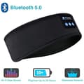 Wireless Stereo Headset Headband for Running, Sleeping and Music - Black