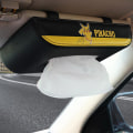 Miniatyrbild 1 av 5: Ländryggskudde för bil, nackkudde för bil, nackkudde i memory foam - Pikachu Hängande Tissue Box 1