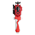 Miniatyrbilde 2 av 2: Beyblade-starter og grep for kampspinnende snorgyrostarter Red