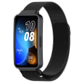 Miniatyrbilde 2 av 5: For Huawei Band 8 erstatningsarmbånd Metal Milanese Magnetic Watch Strap-Sort