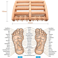 Miniatyrbillede 2 af 5: Furoller Holz, Massagegerte Aus Holz, Fureflexzonenmassage, Fr Plantarfasziitis, Fu Schmerzlinderung, Krmpfen, Deme, Fr Zuhause Und Bro