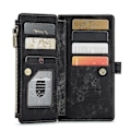 Miniatyrbillede 4 af 4: Til Samsung Galaxy A13 4G/A13 5G/A04S/A04/M13 5G CaseMe C30 Multifunktionelt Telefon Læder Etui Black