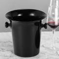 Miniatyrbillede 2 af 5: Wine Dump Sort Plastik Vinspyttebakke - Standard Størrelse Med Sort Tragt Champagne Spand