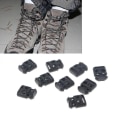 Miniatyrbilde 4 av 5: 10 stk/parti Sklisikker skolisser Spenne Clip Stopper Tau Clip Clamp Snor Kabellås