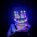 Marshmallow DJ Lysende Maske Bar Atmosfære Rekvisitter
