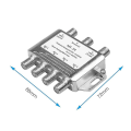 Miniatyrbilde 3 av 4: Ms34ez 3x4 Satellitt Multiswitch Splitter FTA TV LNB forSwitch Cascade Satellitt 3 In 4 Multiswitch For DVB-S2 DVB-T2