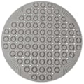 Pikkukuva 1 / 5: Pyöreä liukumaton suihkumatto, vahva imukuppikiinnitys, tyhjennysreiät ja kohotettu hierontalenkki, A Grey
