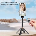 Miniatyrbillede 8 af 8: Mini selfie stick stativ, magisk bærbar selfie telefon stativ-2025 Pocket Flex Jj02 360° roterende Razunoth fjernbetjenings stativ