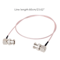 Miniatyrbillede 1 af 5: HD SDI Videokabel RG179 BNC Han Til BNC Vinkelstik Til BMCC Blackmagic Kamera