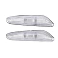 Sidomarkeringsblinkers Lampskärm Vänster & Höger passar för E90/E91/E92/E93 2006-2011 (#02)