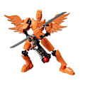 Miniatyrbillede 1 af 4: Ny opgradering T13 Action Figur, Titan 13 Action Figur, Robot Action Figur, 3D Printet Action Orange