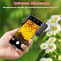 Miniatyrbilde 8 av 8: Bærbart mikroskop universelt mobiltelefonmikroskop med 6 LED-lys uten APP og CPL multifunksjonelt mikroskop er egnet for daglig observasjon.